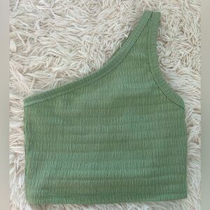 American Eagle cropped one shoulder tank!